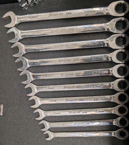 Snap ratchet spanner set - ratchet,